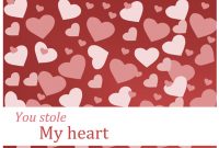Valentine Cards inside Valentine Card Template Word