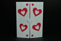Valentine's Day Pop Up Card Twisting Heart  Valentines  Pop Up inside Twisting Hearts Pop Up Card Template