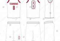 Vector Template Basketball Uniform Jersey  Download File with Blank Basketball Uniform Template