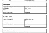 Vehicle Accident Report Form Template  Ideas Incident for Motor Vehicle Accident Report Form Template