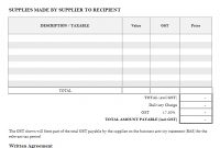 Vehicle Tax Invoice Template with Tax Invoice Template Doc