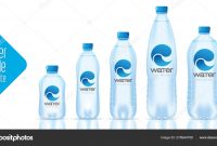 Water Bottle Template And Ready Label Design — Stock Vector © Erryan intended for Mineral Water Label Template