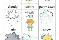 Weather Cards  Preschool  Preschool Weather Preschool Printables for Kids Weather Report Template