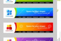 Website Header Template Stock Vector Illustration Of Collection inside Free Online Banner Templates