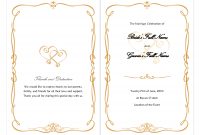 Wedding Invitation Latest Trend Wedding Decorating Wedding Borders inside Free Printable Wedding Program Templates Word