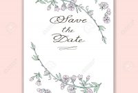 Wedding Invitation Save The Date Cards Menu Flyer Banner for Save The Date Banner Template