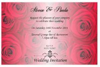 Wedding Invitation Templates  Wedding Invitation Design Quotes throughout Invitation Cards Templates For Marriage