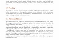 Wedding Photography Cancellation Contract Template with Photography Cancellation Policy Template