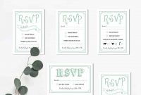 Wedding Rsvp Cards Templates Menu Choices On Invitations And regarding Wedding Rsvp Menu Choice Template