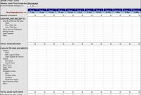 Weekly Cash Flow Worksheet for Cash Position Report Template