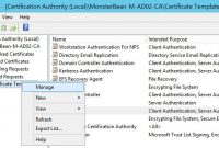 Windows  R Nps With Eaptls Authentication For Os X  Mobile throughout Workstation Authentication Certificate Template