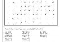 Word Search Puzzle Generator in Word Sleuth Template