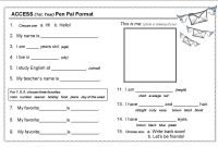 Access  – Pen Pal First Year Writing Project  Projects To Try within Pen Pal Letter Template