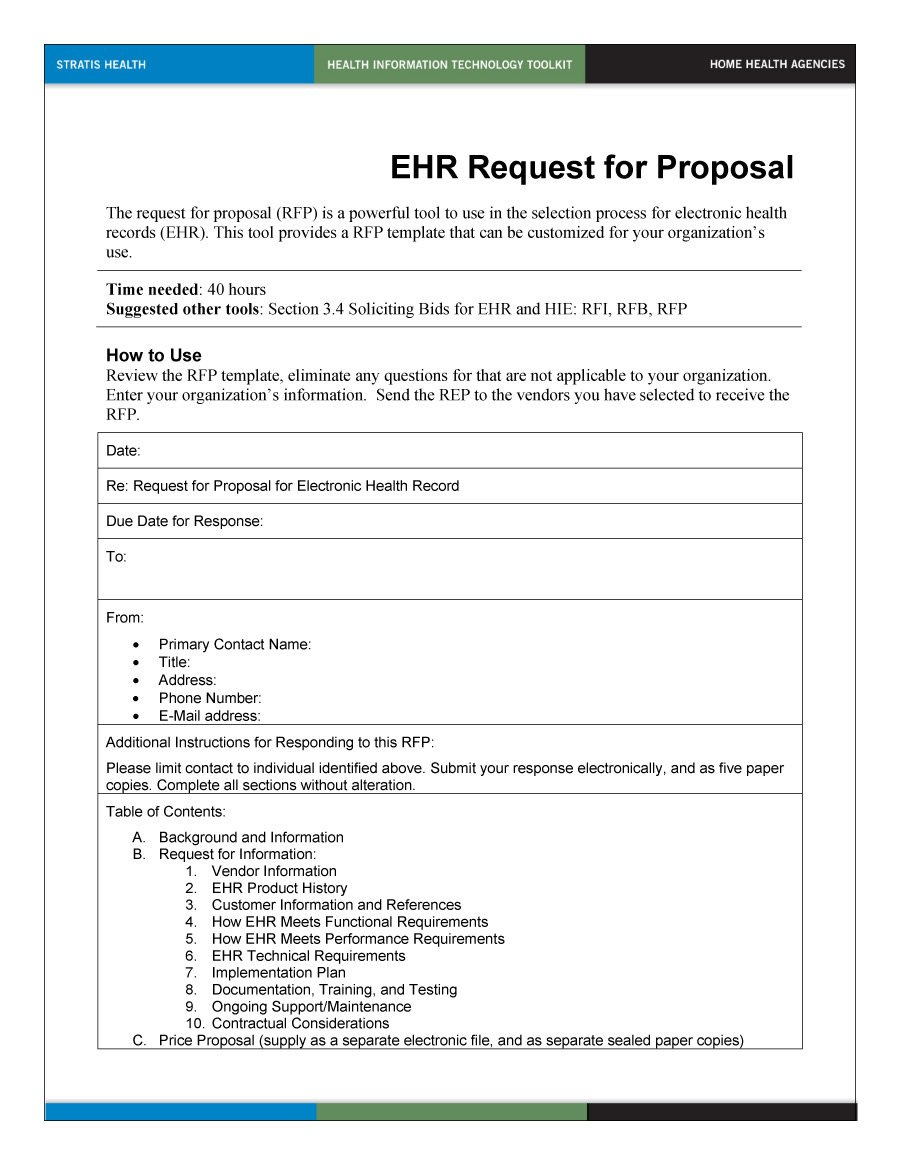Best Request For Proposal Templates  Examples Rpf Templates pertaining to Request For Proposal Template Word