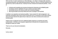 Best Store Manager Cover Letter Examples  Livecareer intended for Request Letter For Internet Connection Template