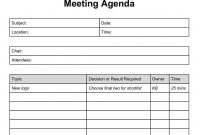 Blank Meeting Agenda Ate Free Download Daily Printable Planning intended for Blank Meeting Agenda Template