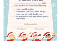 Elf On The Shelf Arrival Christmas Contract  Elf On The Shelf Ideas pertaining to Elf On The Shelf Letter From Santa Template