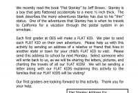 Flat Stanley Letter To Parents For Address  Google Search …  Flat pertaining to Flat Stanley Letter Template