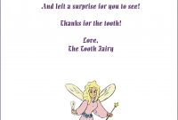 Free Customizable Tooth Fairy Letters Opens In Word So You Can Type in Tooth Fairy Letter Template