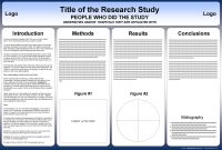 Free Powerpoint Scientific Research Poster Templates For Printing pertaining to Poster Board Presentation Template