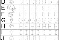 Free Printable Worksheets  Kdg Abcs  Kindergarten Worksheets pertaining to Tracing Letters Template