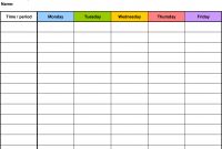 Free Weekly Schedule Templates For Word   Templates with regard to Agenda Template Word 2007
