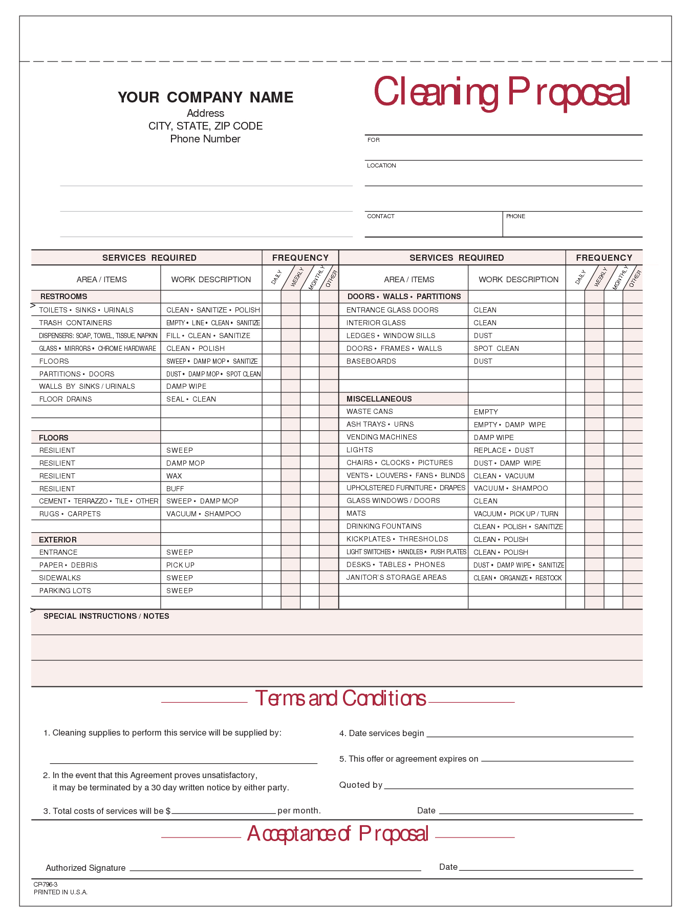 free-printable-janitorial-checklist-template