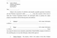Letter Of Intent Templates  Samples For Job School Business with Letter Of Intent For Real Estate Purchase Template