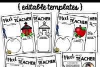 Meet The Teacher Template Editable  Meet The Teacher Letter intended for Meet The Teacher Letter Template