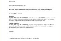 Mortgage Letter Of Explanation Template  Tourespo pertaining to Letter Of Explanation Template