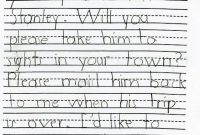 Precious Flat Stanley Return Letter Examples – Thefaultless inside Flat Stanley Letter Template