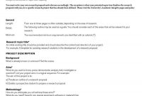 Research Proposal Template  Research Proposal Template Free for Equipment Proposal Template