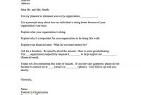 Sample Donation Request Letter And Donation Card – The Nonprofit Guru throughout Letter Template For Donations Request
