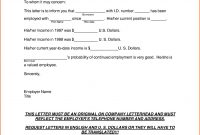Self Employment Letter Template Proof Income Verification From with regard to Proof Of Income Letter Template