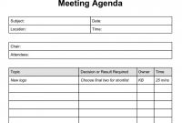 Simple Agenda Format Meeting Agenda Template L Schedule With Action for Simple Meeting Agenda Template