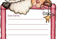 Write A Letter To Santa With These Free Templates  Writing inside Dear Santa Template Kindergarten Letter