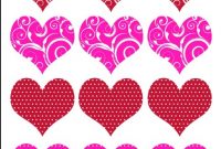 Printable Valentine Heart Template