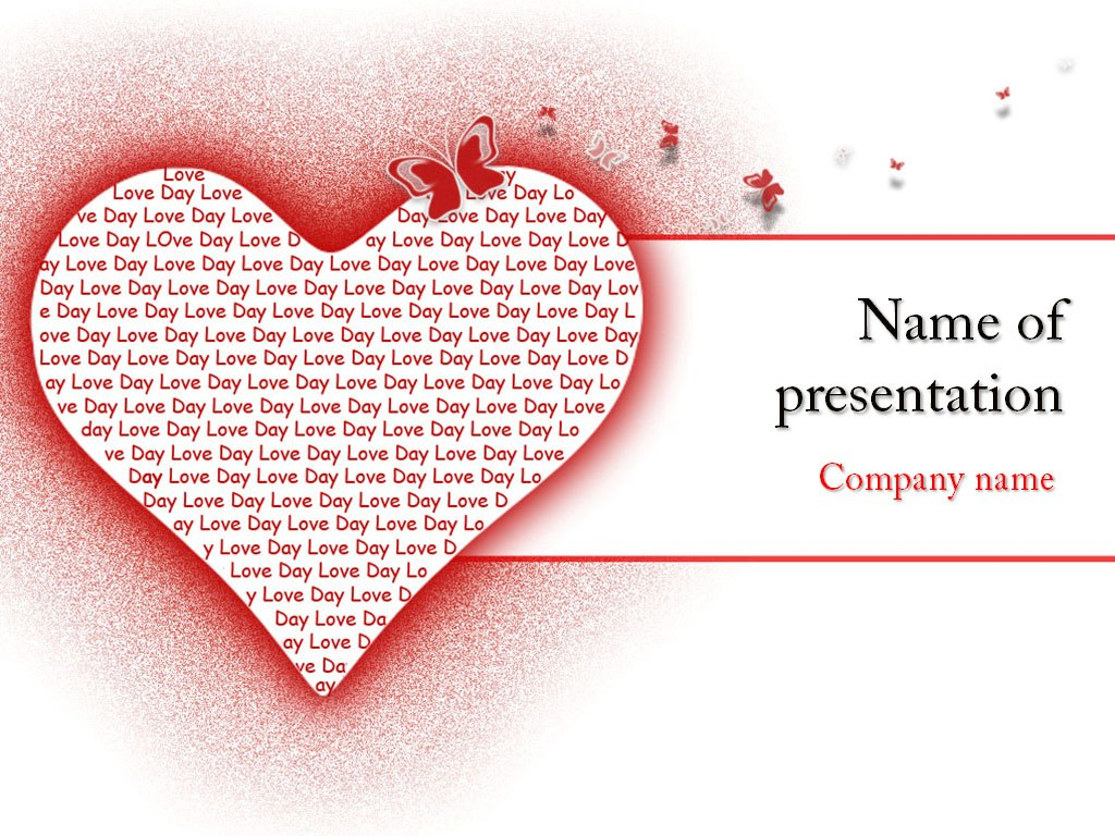 Free Love Heart Ppt Template 10 Professional Templates Ideas