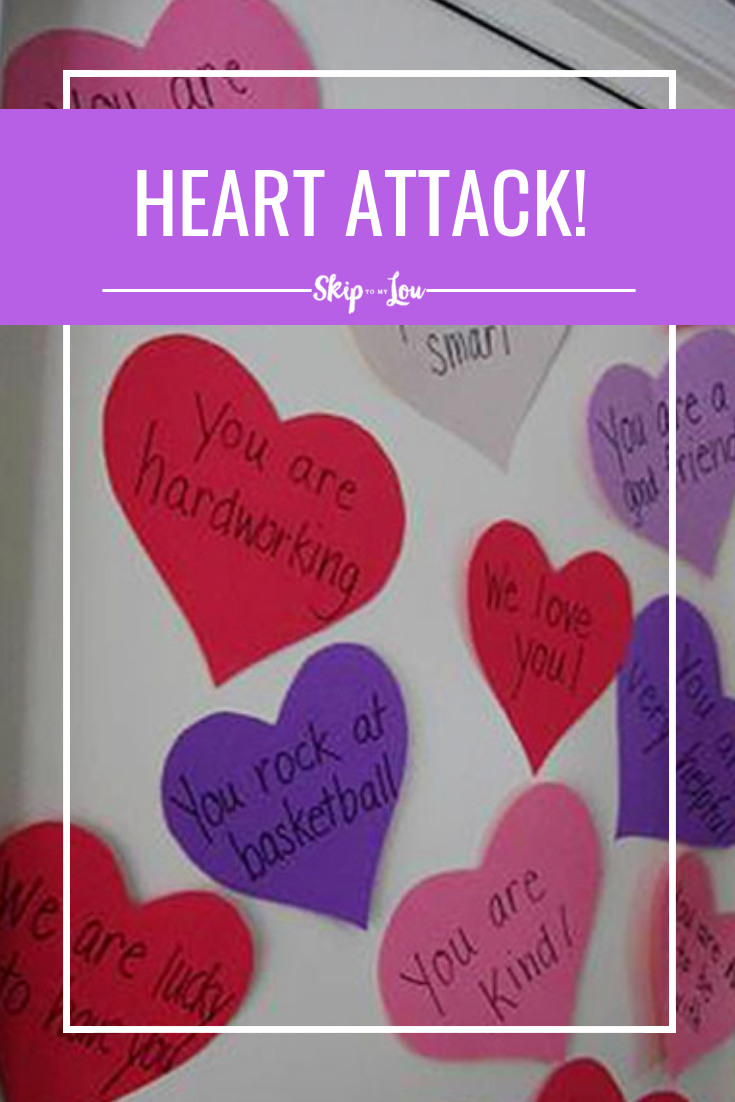 Valentine Heart Attack  Awesome Activities  Valentine in Valentine Heart Attack Idea With Free Printable Heart Template