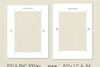A And A Folded Note Card Printable Template X  Etsy within A2 Card Template