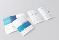 A Fold Brochure Mockuptoasin Studio On Creativemarket regarding 4 Fold Brochure Template