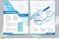 A Medical Brochure Design Template Front  Back Stock Vector in Healthcare Brochure Templates Free Download