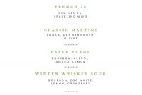 A Stepbystep Guide To Creating Your Own Cocktail Menu At Home throughout Design Your Own Menu Template