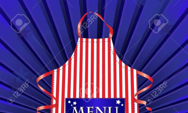A Th July Independence Day Menu Template regarding 4Th Of July Menu Template