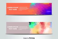 Abstract Banner Templates Vector  Free Vector Download In Ai Eps regarding Website Banner Templates Free Download