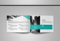 Abstract Landscape Brochure  Page — Indesign Template • Only throughout 12 Page Brochure Template