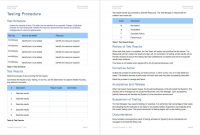 Acceptance Test Plan Apple Iwork within Acceptance Test Report Template