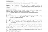 Act Shared Tenancy Agreement Between Roommates  Legal Forms And in House Share Tenancy Agreement Template