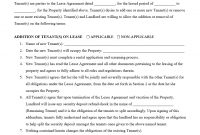 Add Or Remove Tenants To Lease Agreement  Property Management within Landlords Property Management Agreement Template