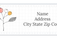 Address Label Templates regarding Mailing Address Label Template